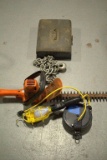 Electric Hedge Trimmer, Shop Light, Chain, Propane Torch