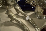 Pair of Silver Plated Pheasants