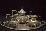 Silver Plate Tea Set