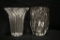 2 Crystal Vases