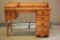 1970s Maple Kneehole Desk