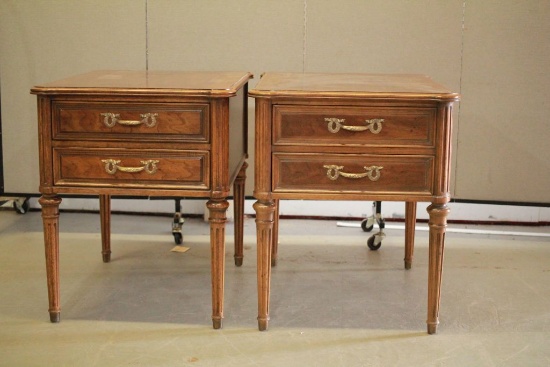 Pair of Henredon End Tables & Coffee Table