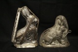 2 Rabbit Chocolate Molds