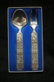 Konge Tinn Fork & Spoon