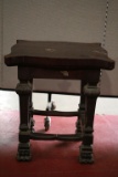 Claw Footed End Table