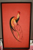 Woven Rooster & Print