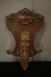 Antique Wooden Wall a Plaque