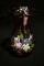 Hand Painted Glass Vase