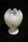 Fluted Fenton Vase Hand Painted Signed