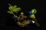 Painted Bunting Bird Figurine