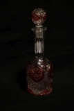 Clear & Ruby Decanter