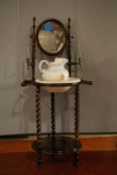 Washstand with Bowl & Pitcher