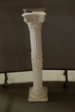 White Plaster Column