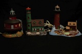 3 Ceramic Lighthouses
