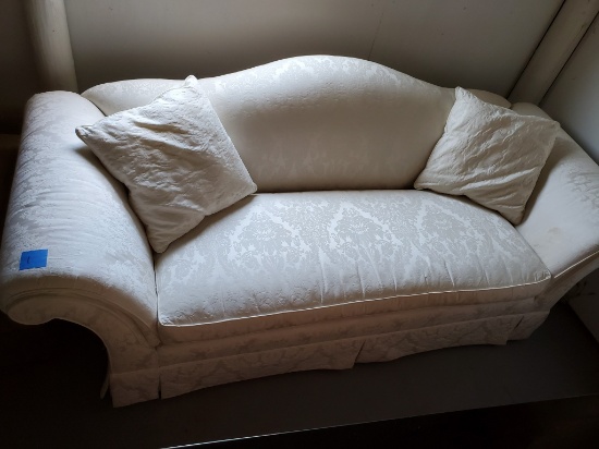 Hickory White Sofa