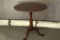 Oval Top Mahogany Tilt Top Table