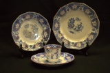 3 Oriental Plates & 1 Cup