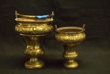 2 Brass Vases