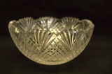 Cut Glass Crystal Bowl