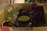 Box of Assorted Glass Ware