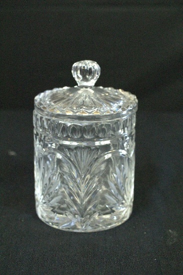 Cut Glass Covered Dish