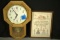 Needlepoint Art & Regulator Clock