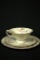 4 Single Tea Services, Cup, Saucer, & Plate