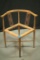 Inlay Corner Chair With No Bottom