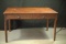 Antique Pine Farm Table With 2 Drawers