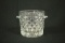 Pressed Glass Ice Bucket