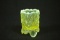 Vaseline Glass Toothpick Holder