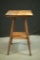 2 Tier Oak Table