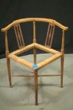 Inlay Corner Chair With No Bottom