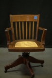 Vintage Oak Office Chair