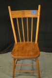 Pine Plank Bottom Chair