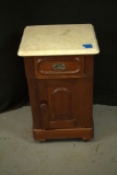 Victorian Marble Top Commode Stand