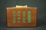 Mahjong Game Set In Wooden Box