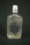 Glass Flask with Built in Shot Glass on Top