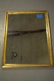 Gold Framed Mirror