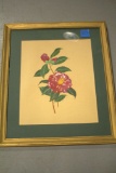 Signed Floral Print