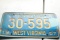 Mountain State WV License Plate