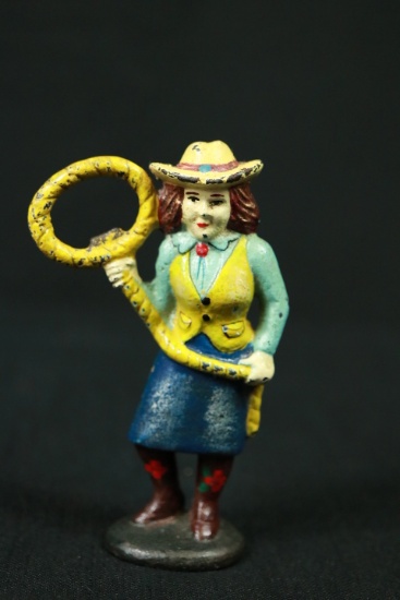 Cast Iron Cowgirl Bottle Opener