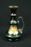 Hand Painted Handled Carafe