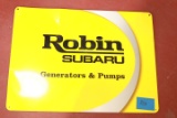 Metal Robin Subaru Sign