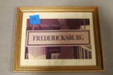 Fredericksburg Train Station Sign Picture