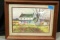 Framed Farm House Print