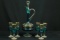 Glass Decanter & 6 Stems