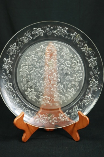 Pressed Glass Plate