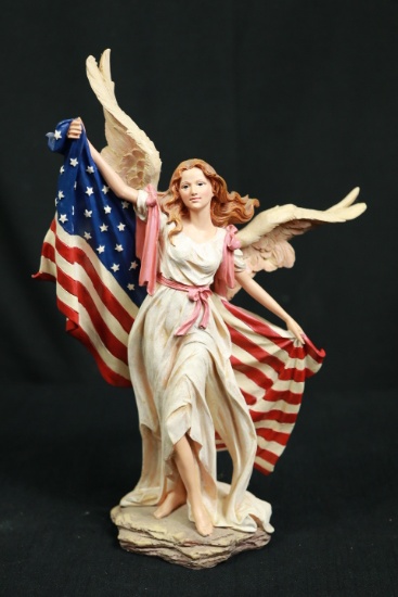 Home Interiors patriotic Figurine