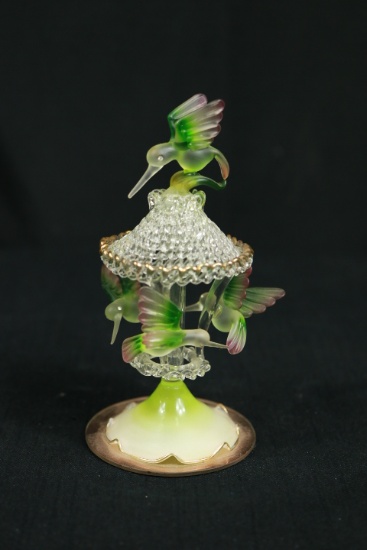 Blown Glas Hummigbird Decoration